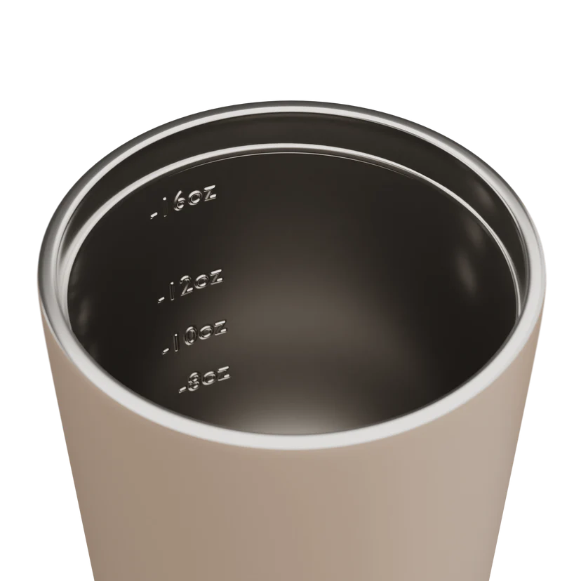 MADE BY FRESSKO - GRANDE REUSABLE COFFEE CUP 475ML/16OZ - OAT