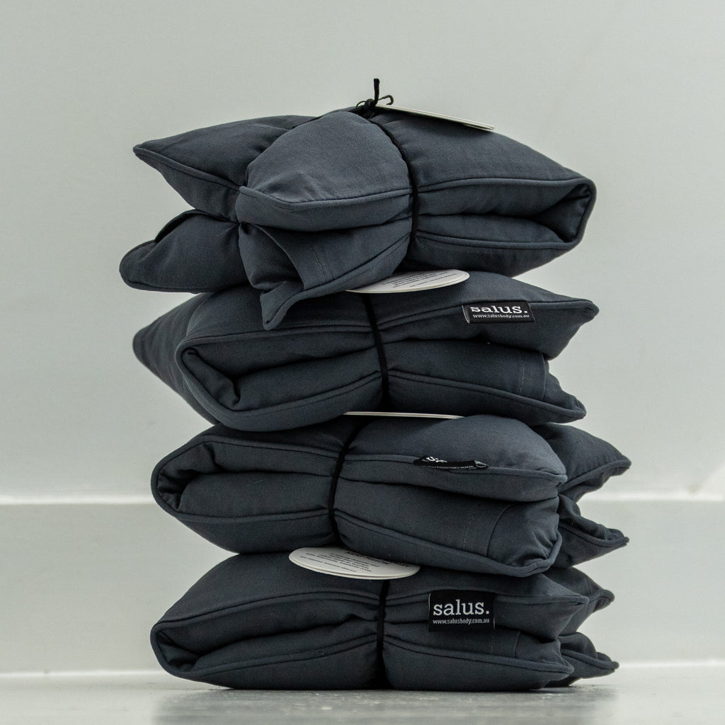 SALUS - LAVENDER & BARLEY HEAT PILLOW - CHARCOAL