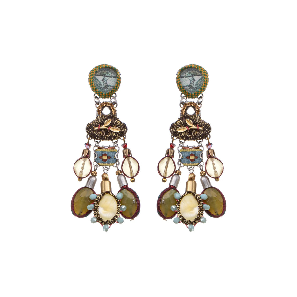 AYALA BAR - VINTAGE GOLD SET - EARRINGS - PRATO