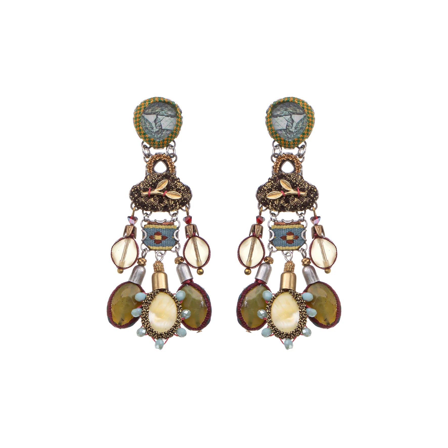 AYALA BAR - VINTAGE GOLD SET - EARRINGS - PRATO