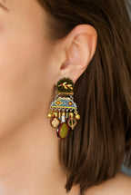 AYALA BAR - VINTAGE GOLD SET - EARRINGS - MIDORE