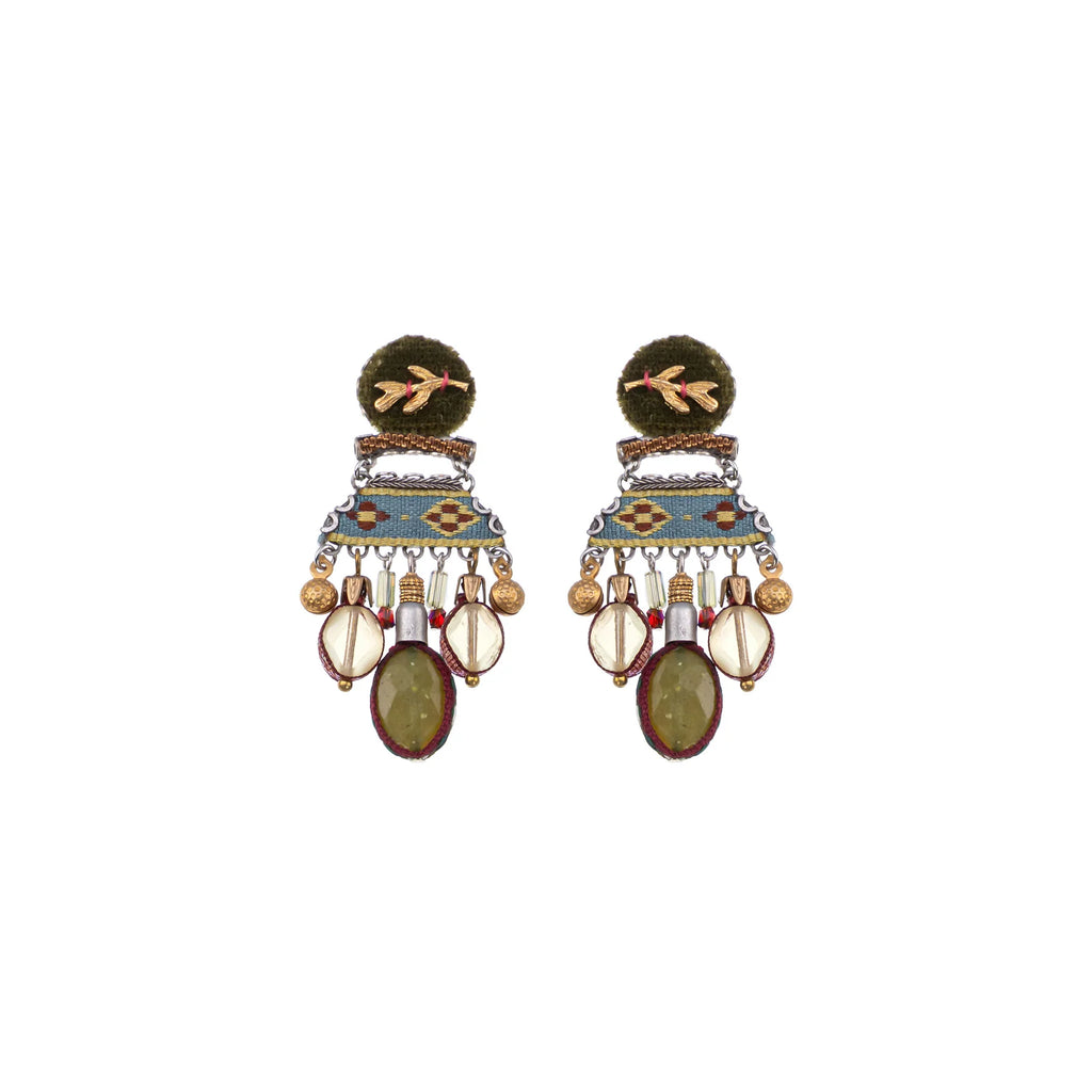 AYALA BAR - VINTAGE GOLD SET - EARRINGS - MIDORE