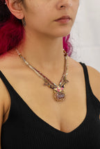 AYALA BAR - PLUM WINE SET - NECKLACE - HAKUBAI