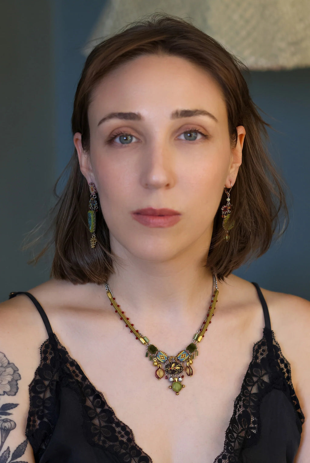 AYALA BAR - VINTAGE GOLD SET - NECKLACE - MARJ