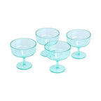 HERE'S HOW - THE RUE MARGARITA ACRYLIC GLASS SET OF 4 - MINT