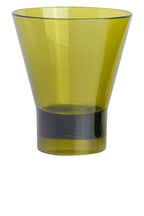 HERE'S HOW - THE GILDA ACRYLIC TUMBLER SET OF 4 - OLIVE