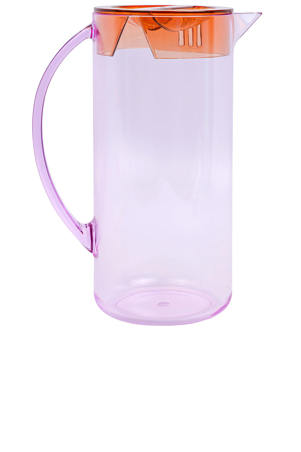 HERE'S HOW - THE HOBBES ACRYLIC PITCHER - LILAC + ORANGE