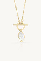 TONIMAY - HERKIMER DIAMOND GOLD NECKLACE