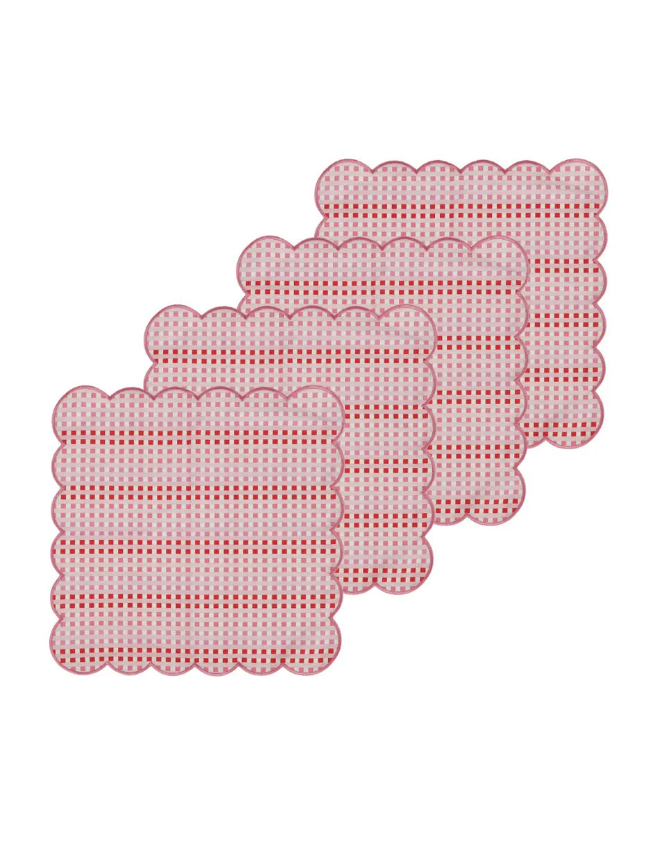 THE SOMEWHERE CO  - PACK OF 4 NAPKINS - SUNDAE