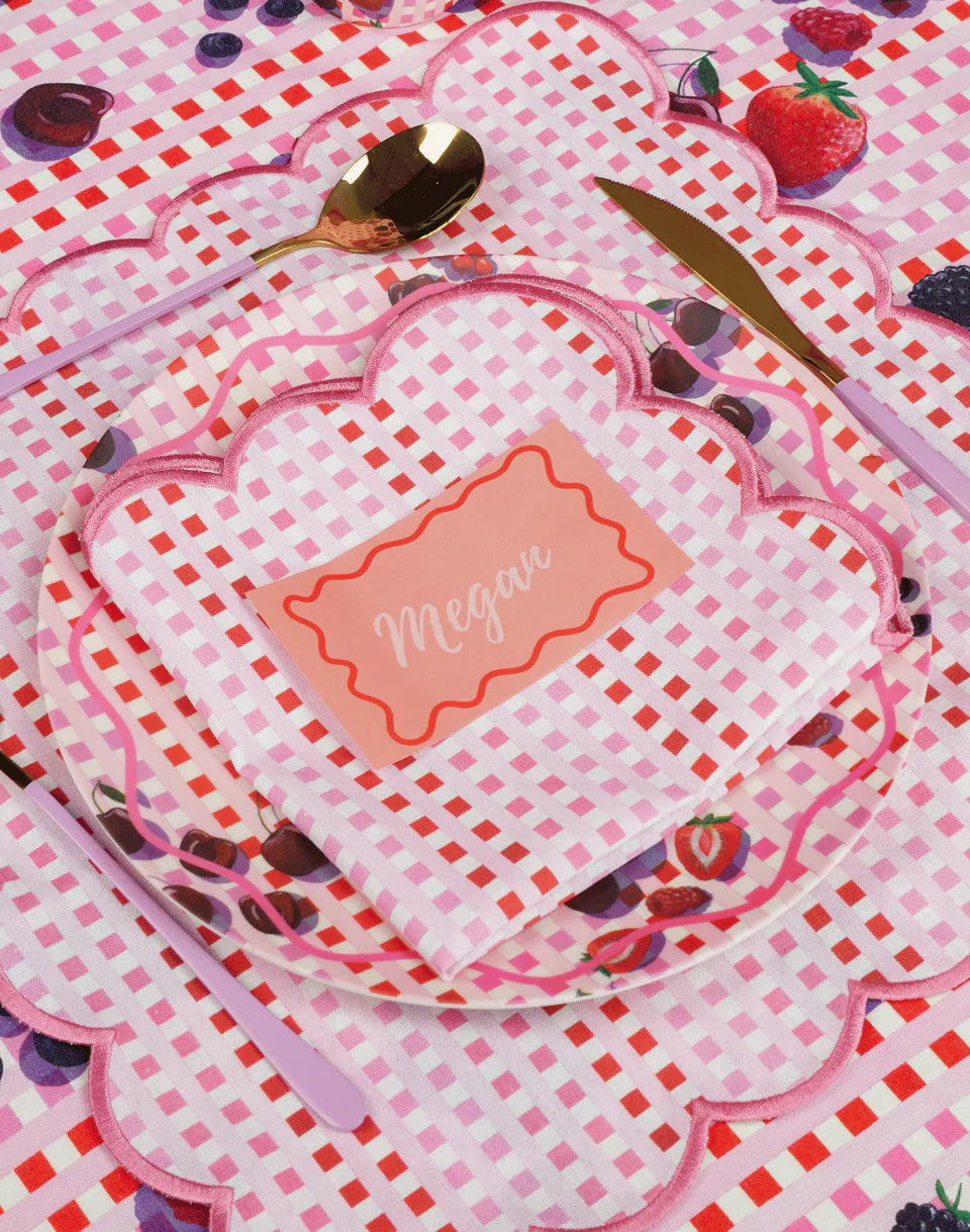 THE SOMEWHERE CO  - PACK OF 4 NAPKINS - SUNDAE