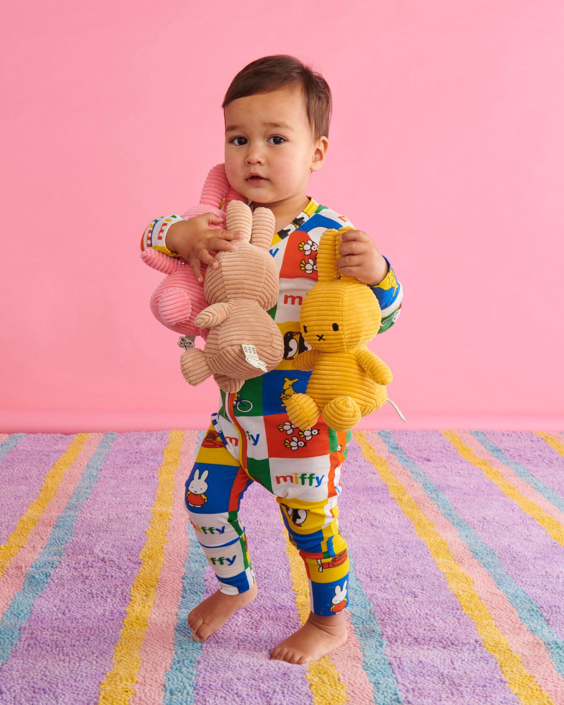 KIP & CO x MIFFY - MIFFY'S ADVENTURES ORGANIC COTTON LONG SLEEVE ZIP ROMPER