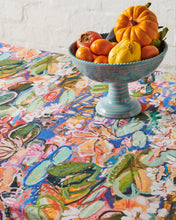 Load image into Gallery viewer, KIP &amp; CO X KEZZ BRETT - WATERLILY WATERWAY RECTANGULAR LINEN TABLECLOTH
