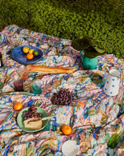 Load image into Gallery viewer, KIP &amp; CO X KEZZ BRETT - WATERLILY WATERWAY RECTANGULAR LINEN TABLECLOTH
