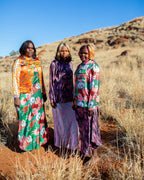 KIP & CO X ERNABELLA ARTS - WAMIKATA WALKA TALI SILK SHIRT