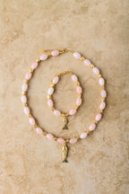 INDIGO & WOLFE - GOIA NECKLACE - ROSE