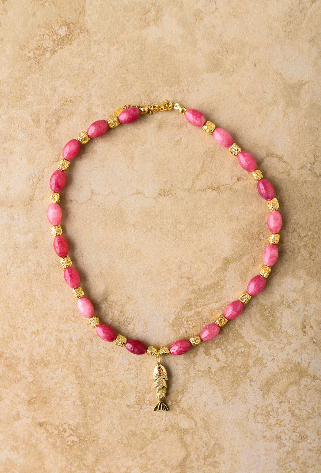 INDIGO & WOLFE - GOIA NECKLACE - PINK