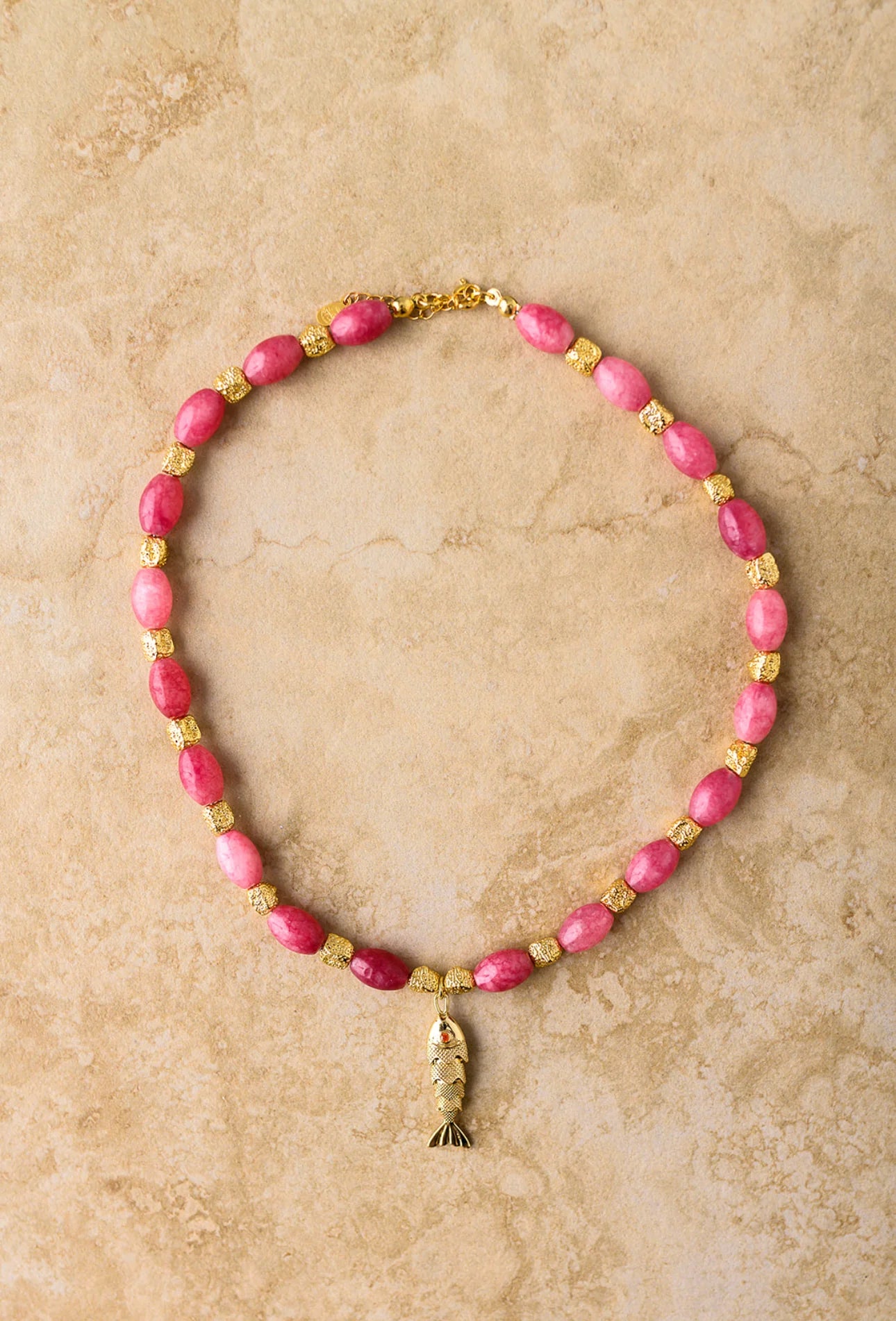 INDIGO & WOLFE - GOIA NECKLACE - ROSE