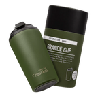MADE BY FRESSKO - GRANDE REUSABLE COFFEE CUP 475ML/16OZ - KHAKI