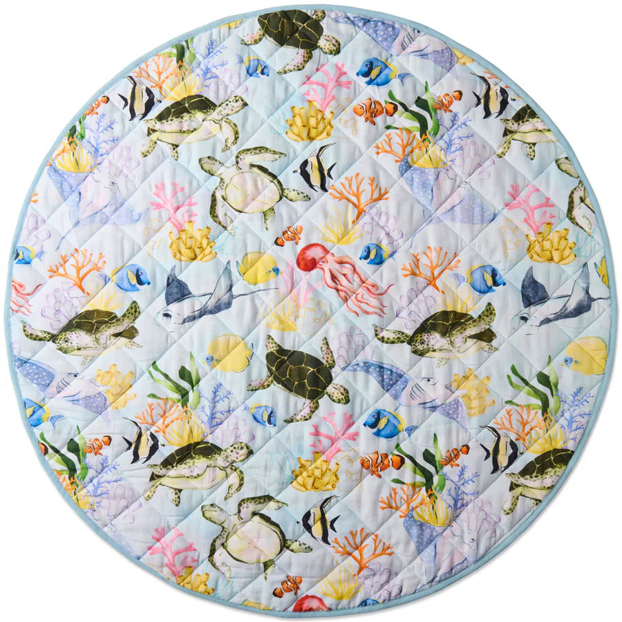 KIP & CO - REEF LIFE QUILTED BABY PLAY MAT