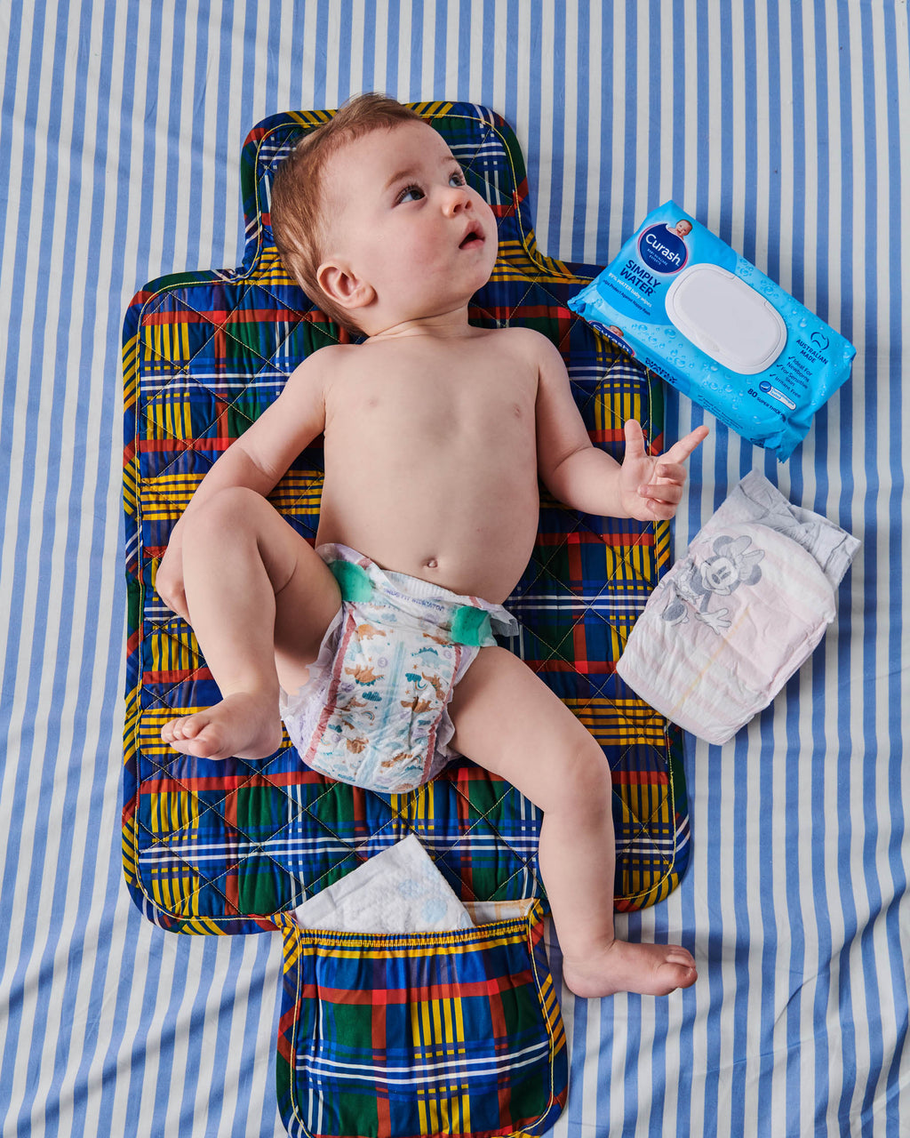 KIP & CO - BABY CHANGE MAT - BIG WHEELS