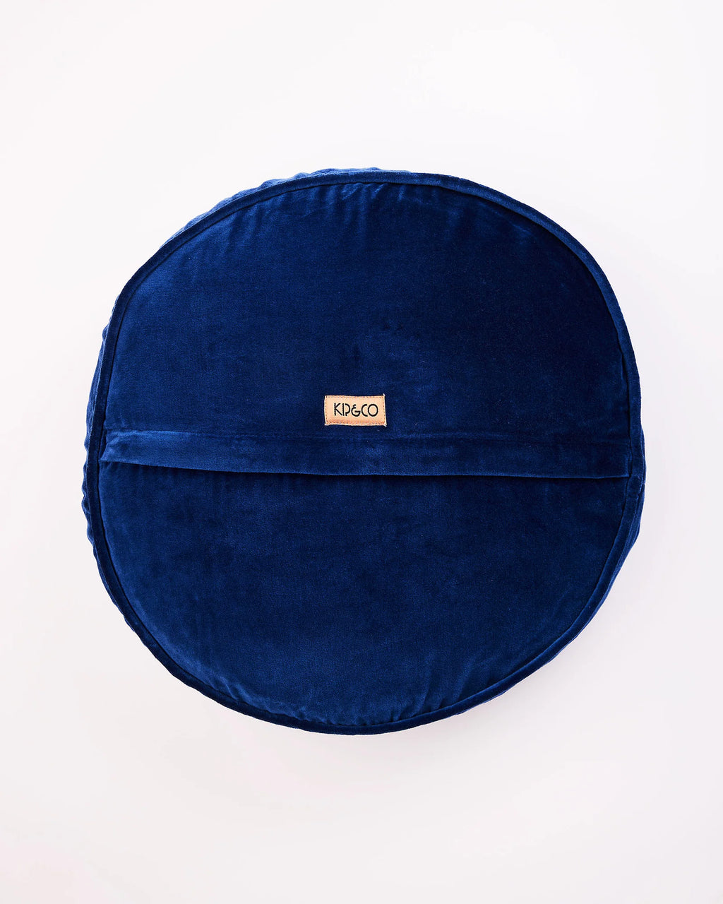 KIP & CO - VELVET PEA CUSHION - OCEAN