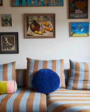 Load image into Gallery viewer, KIP &amp; CO - VELVET PEA CUSHION - OCEAN

