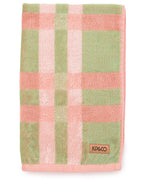 KIP & CO - TERRY HAND TOWEL - PISTACHIO TARTAN