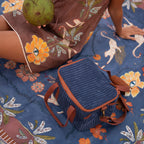 WANDERING FOLK - CORD COOLER BAG MINI - LAGOON