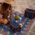 WANDERING FOLK - CORD COOLER BAG MINI - LAGOON