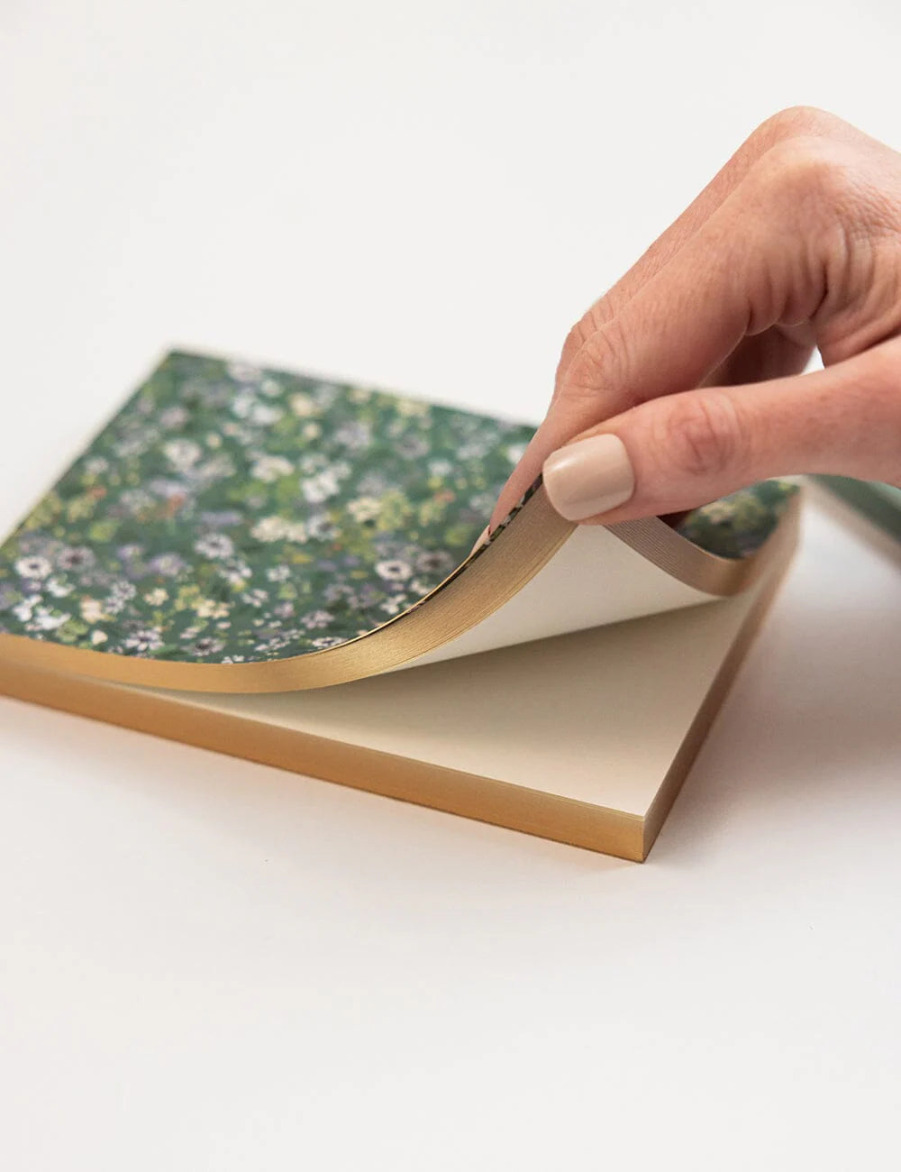 BESPOKE LETTERPRESS - NOTEPAD MINI JOTTER - SUMMER PERENNIALS