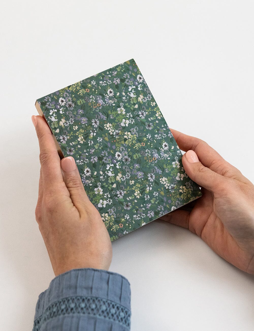BESPOKE LETTERPRESS - NOTEPAD MINI JOTTER - SUMMER PERENNIALS