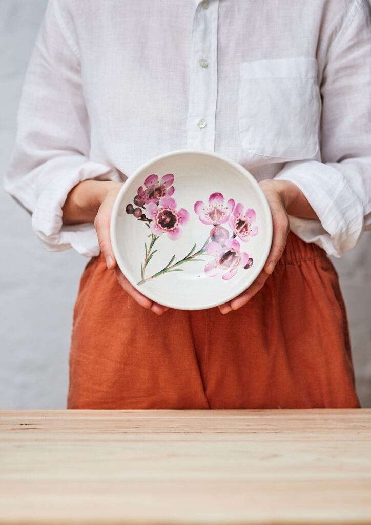 ANGUS & CELESTE - MACRO BOTANICS BOWL, SMALL - GERALDTON WAX