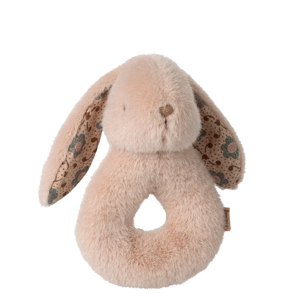 MAILEG - BUNNY RATTLE SET - POWDER