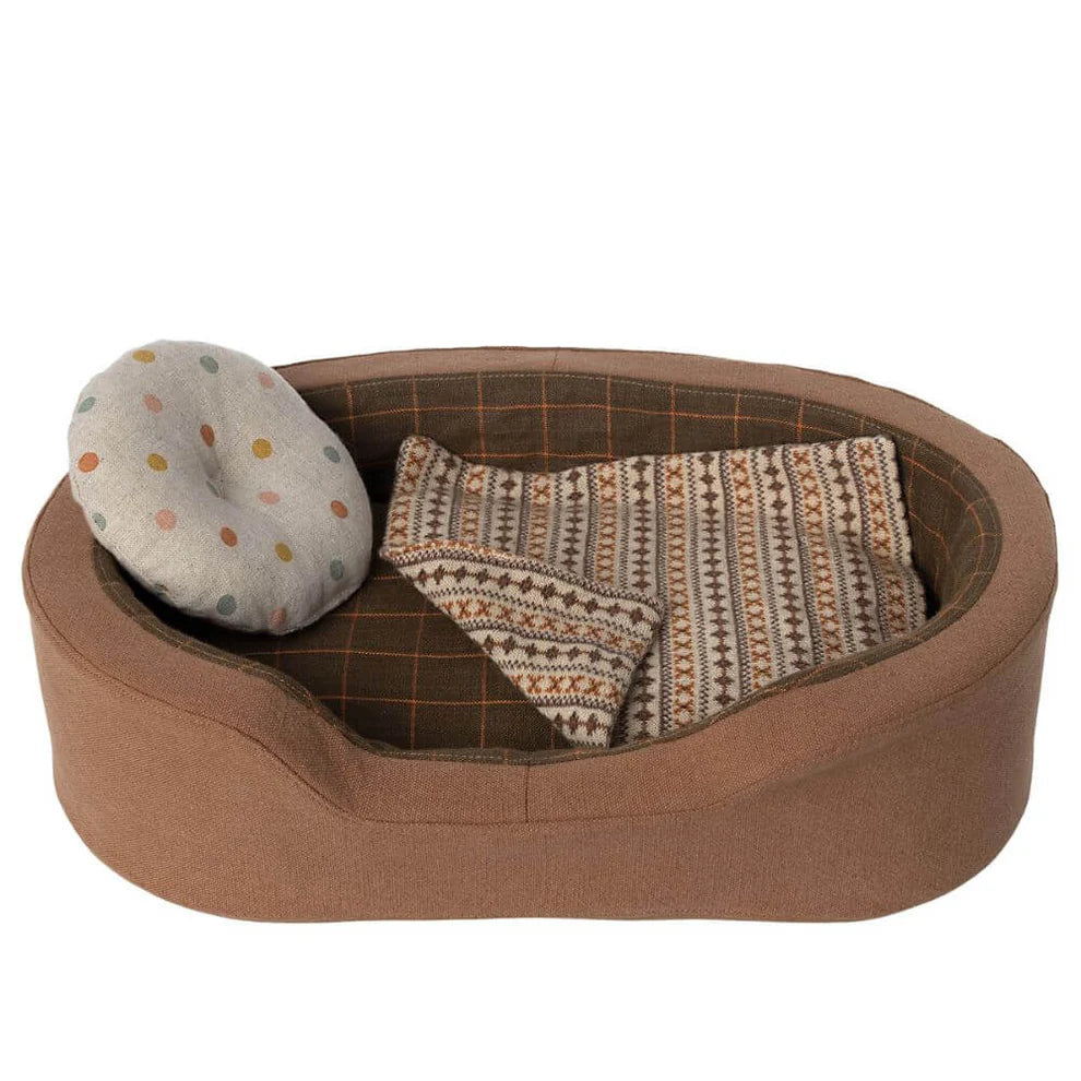MAILEG - DOG BASKET - BROWN