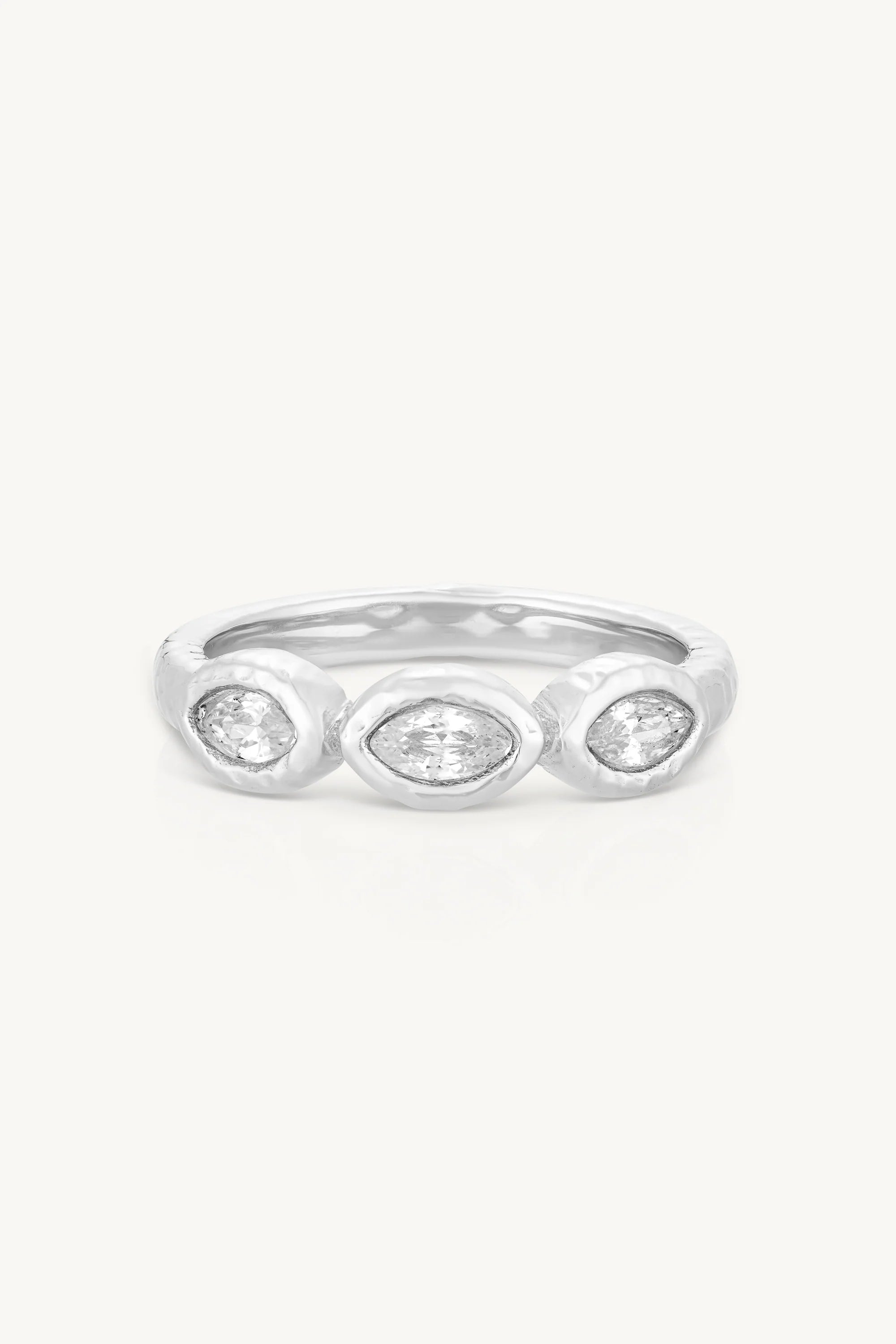 TONIMAY - MAYA CZ SILVER RING - SIZE 7 MEDIUM