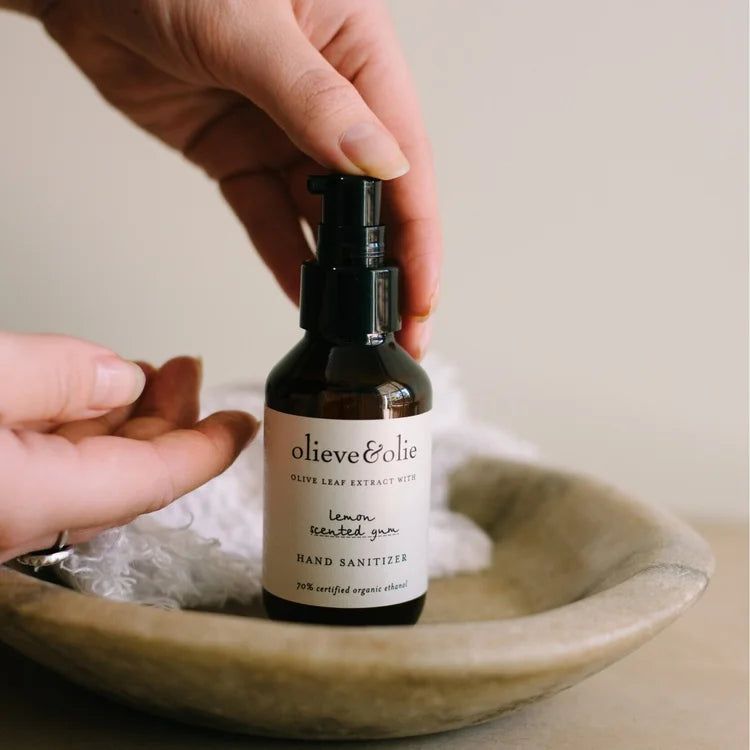 OLIEVE & OLIE - HAND SANITIZER 100ML - LEMON SCENTED GUM