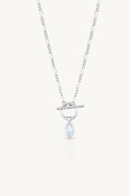TONIMAY - MOONSTONE SILVER TOGGLE NECKLACE