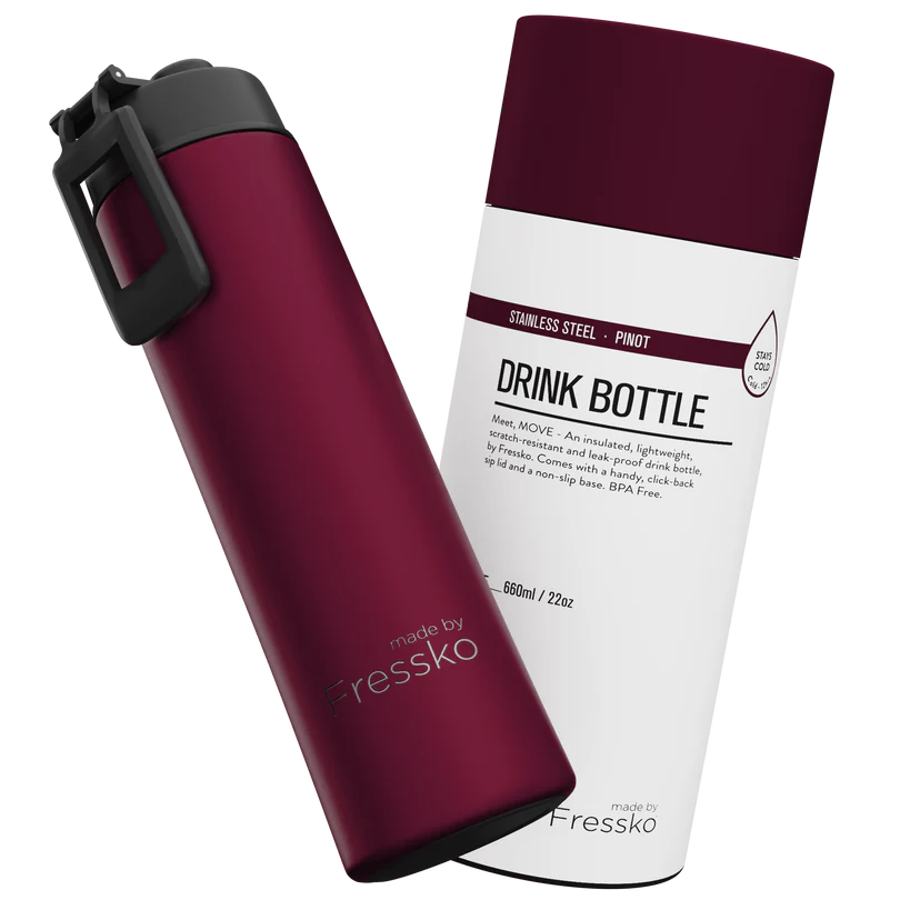 MADE BY FRESSKO - MOVE 660ML DRINK BOTTLE - PINOT