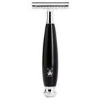 MUHLE - VIVO SAFETY RAZOR & SYNTHETIC FIBER 4-PIECE SET - BLACK RESIN