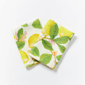 BONNIE & NEIL - CAPRI YELLOW NAPKINS (SET OF 6)