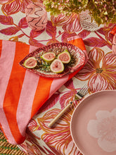 Load image into Gallery viewer, BONNIE &amp; NEIL - NAPKINS SET OF 4 - BOLD STRIPE SORBET
