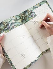 Load image into Gallery viewer, BESPOKE LETTERPRESS - 2025 MONTHLY CALENDAR NOTEBOOK
