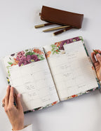 BESPOKE LETTERPRESS - 2026 MONTHLY CALENDAR NOTEBOOK