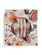 BESPOKE LETTERPRESS - SUMMER PICNIC 100% LINEN NAPKINS - 6 PK
