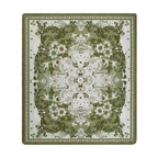 WANDERING FOLK - ORNATE FLORAL THROW - FERN