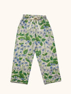 BONNIE & NEIL - FLORAL LINEN PYJAMA SET - LILAS BLUE