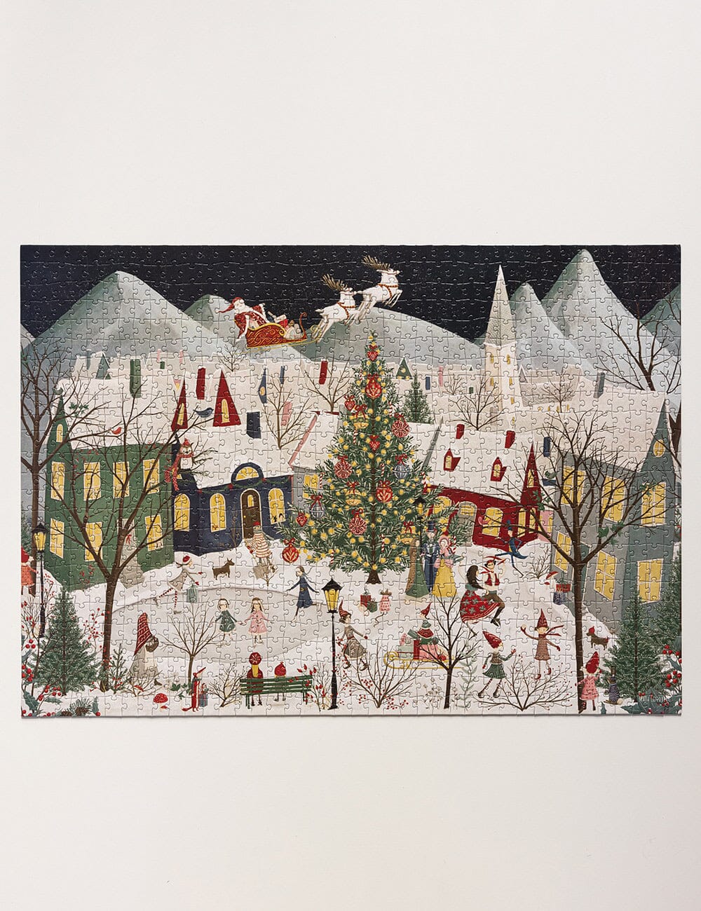 BESPOKE LETTERPRESS - 1000PC PUZZLE - THE CHRISTMAS VILLAGE