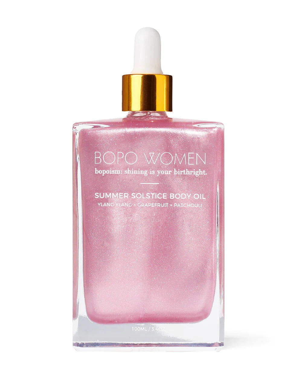 BOPO WOMEN - BODY OIL - SUMMER SOLSTICE - PINK SHIMMER