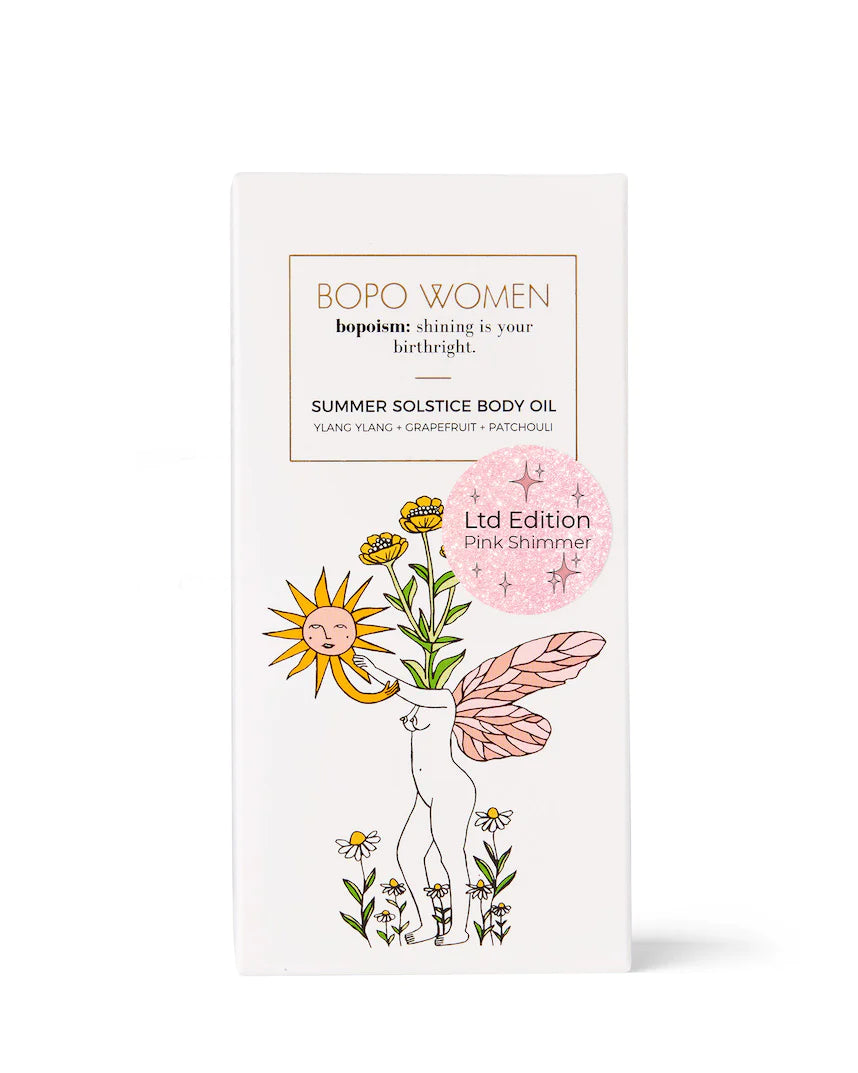 BOPO WOMEN - BODY OIL - SUMMER SOLSTICE - PINK SHIMMER