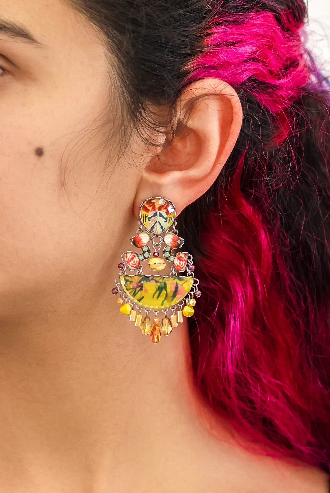 AYALA BAR - SUNFLOWER SUPRISE SET - EARRINGS - GLOW